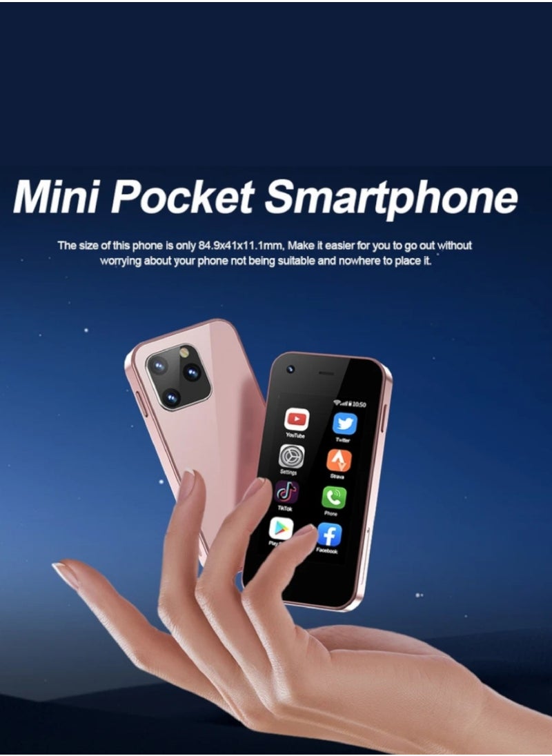 Servo - SERVO KING5000 Mini Smartphone 3G Networks Dual Nano SIM Android 9.0 System 16GB ROM 2.5'' Screen Play Store Pocket Smartphones - Image 1