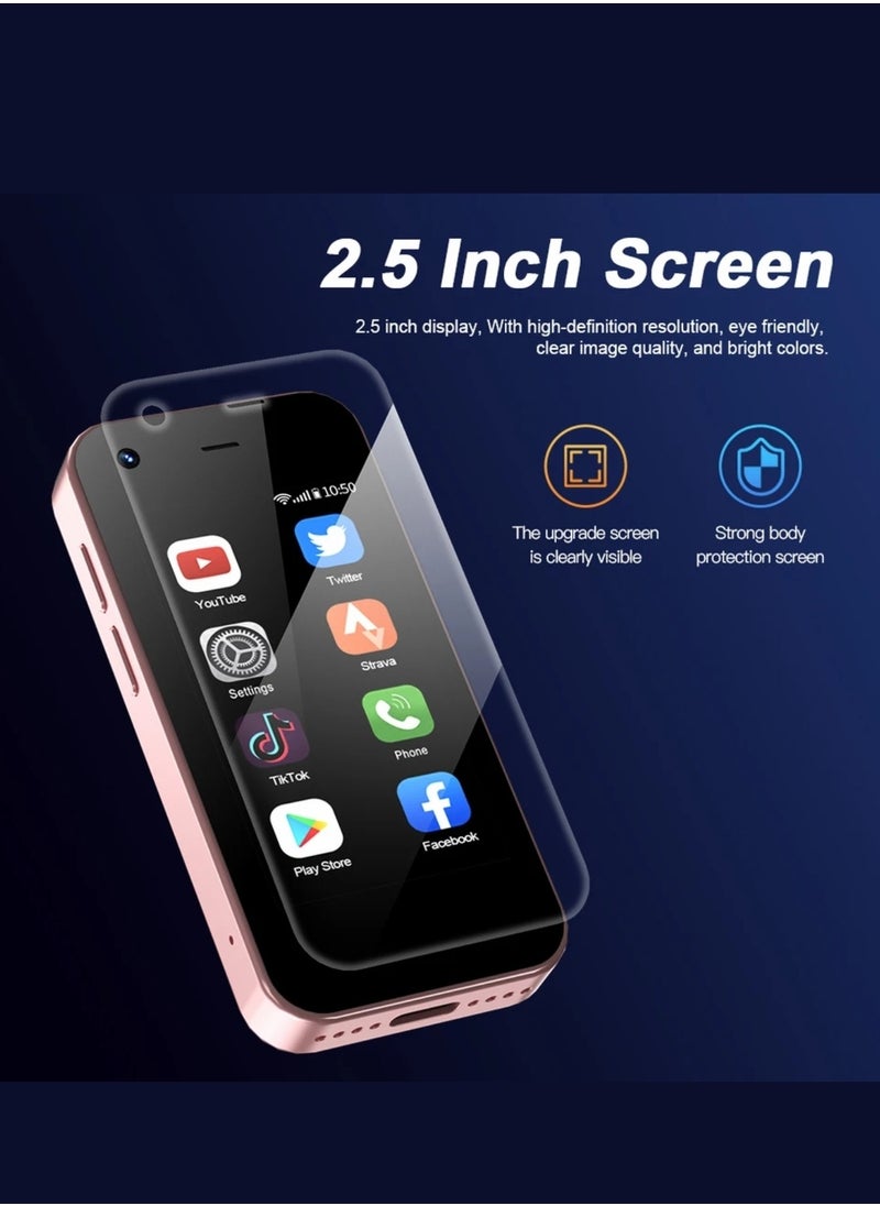Servo - SERVO KING5000 Mini Smartphone 3G Networks Dual Nano SIM Android 9.0 System 16GB ROM 2.5'' Screen Play Store Pocket Smartphones - Image 1