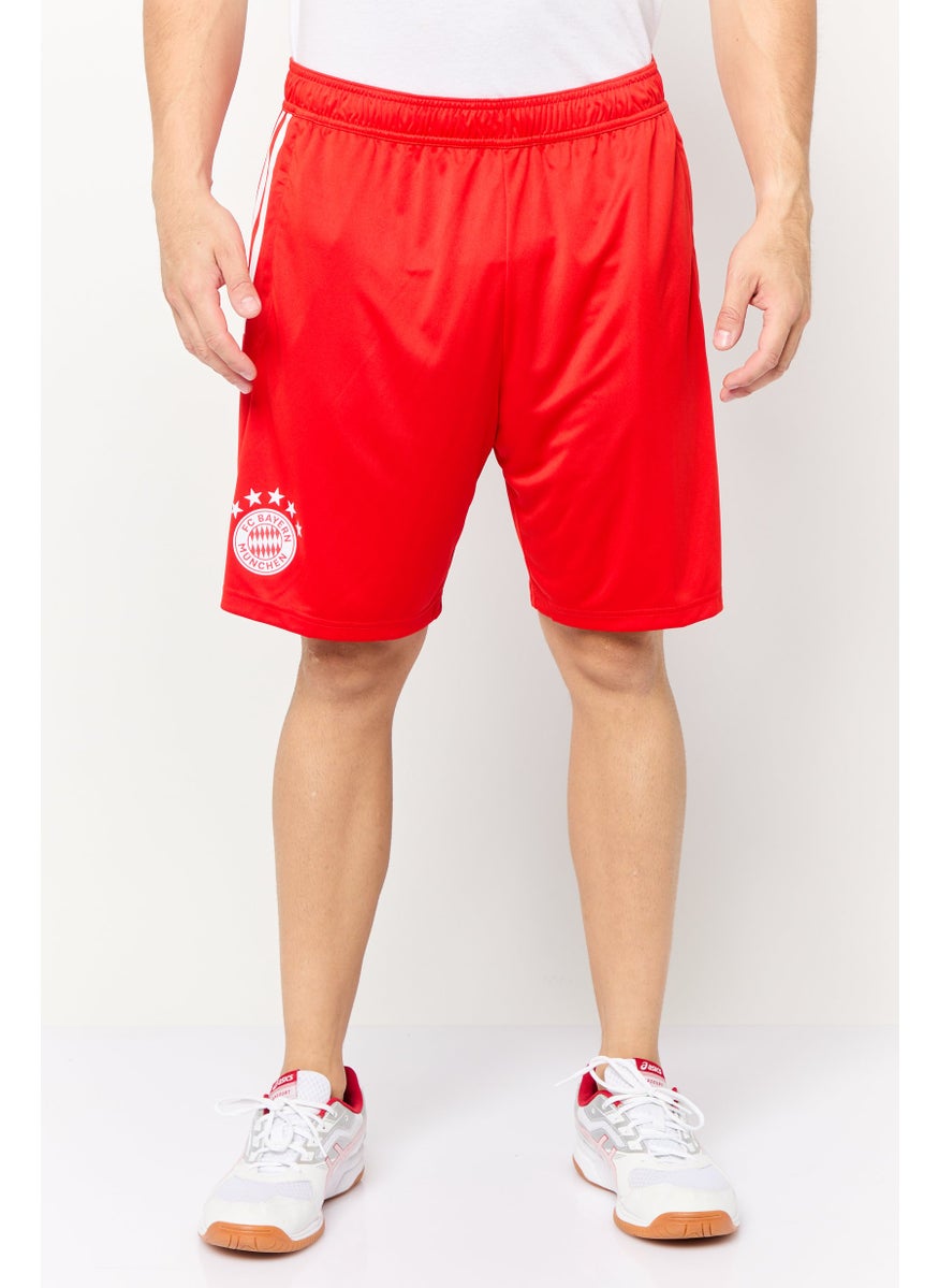 Adidas Men Sportswear Fit Drawstring Training Shorts, Red  - Image 1