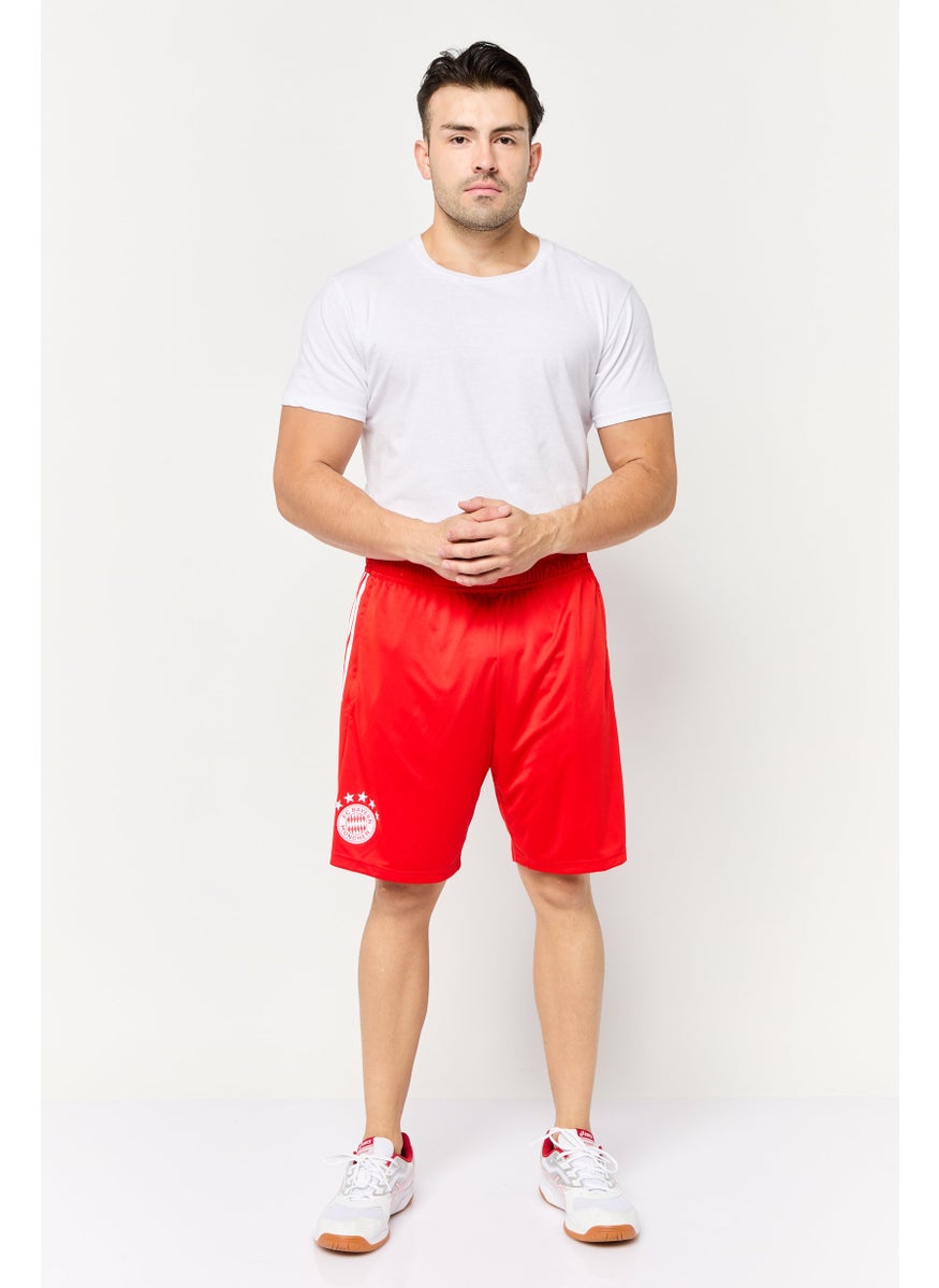 Adidas Men Sportswear Fit Drawstring Training Shorts, Red  - Image 2