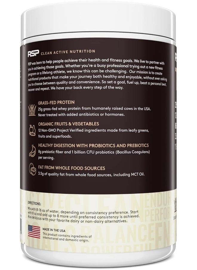 RSP Nutrition - Truefit Grass Fed Lean Meal Replacement Protein Shake No Artificial Sweeteners, 2.11 Lb Choc Packaging May Vary - Image 1
