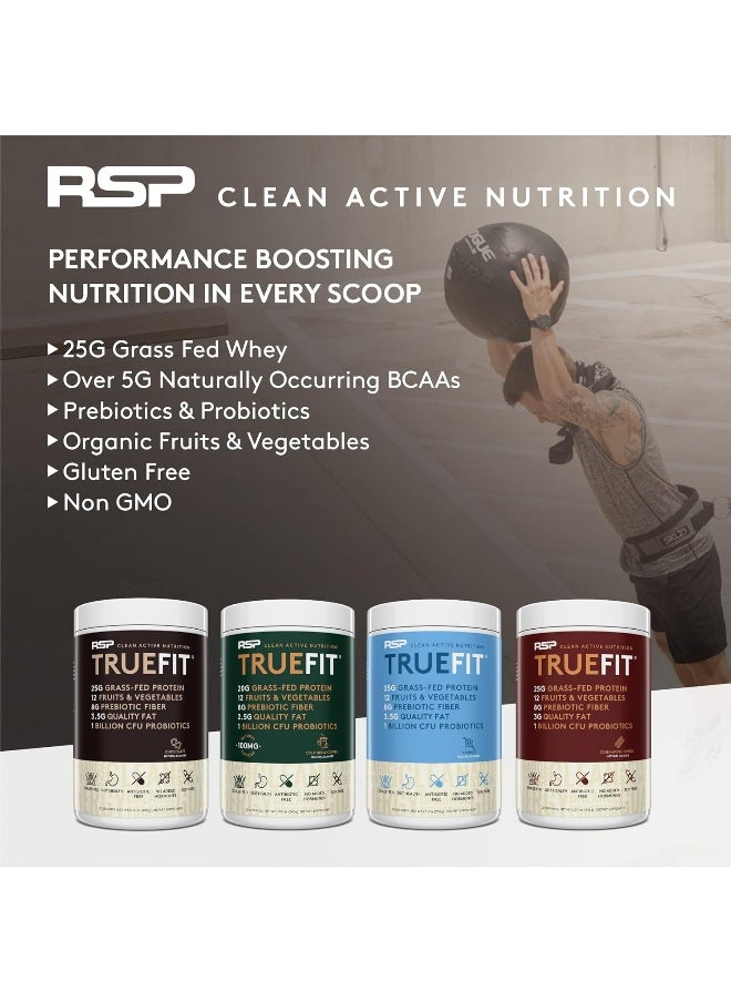 RSP Nutrition - Truefit Grass Fed Lean Meal Replacement Protein Shake No Artificial Sweeteners, 2.11 Lb Choc Packaging May Vary - Image 1