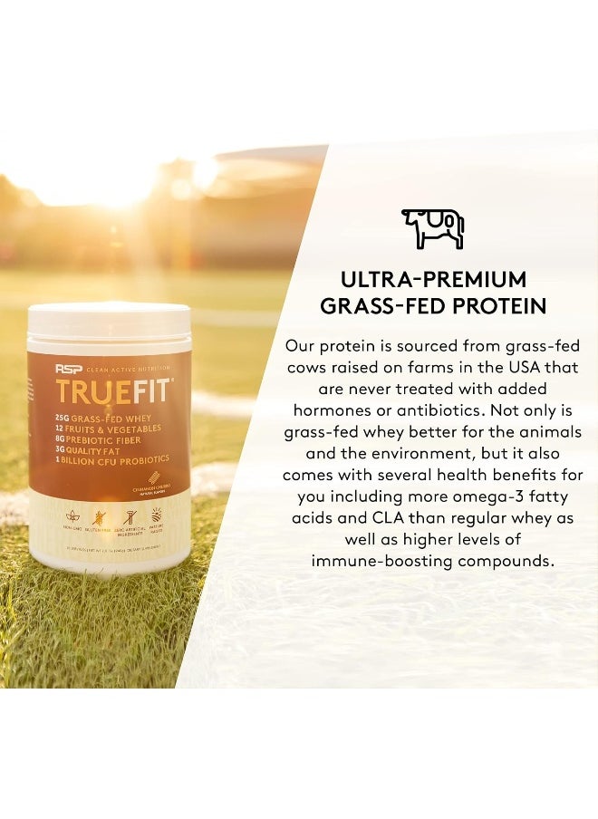 RSP Nutrition - Truefit Grass Fed Lean Meal Replacement Protein Shake No Artificial Sweeteners, 2.11 Lb Choc Packaging May Vary - Image 1
