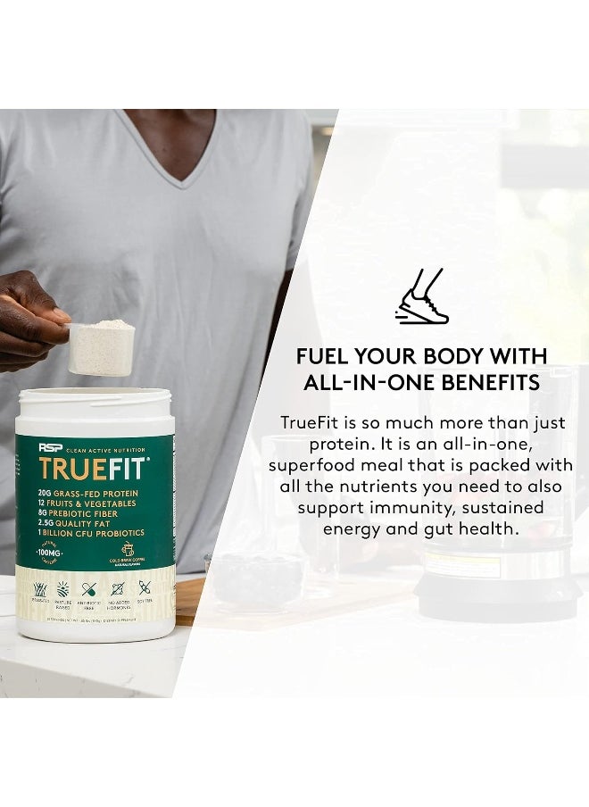 RSP Nutrition - Truefit Grass Fed Lean Meal Replacement Protein Shake No Artificial Sweeteners, 2.11 Lb Choc Packaging May Vary - Image 1