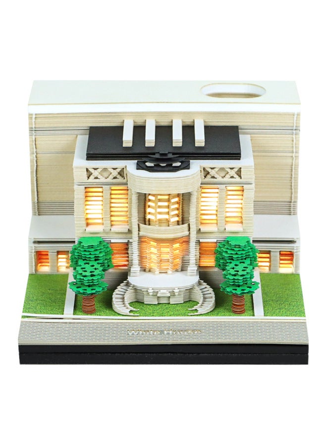 American White House Paper Sculpture Calendar Creative Cultural And Creative Craft Gifts Tourist Attraction Souvenirs Custom 3d Stereo Sticky Notes