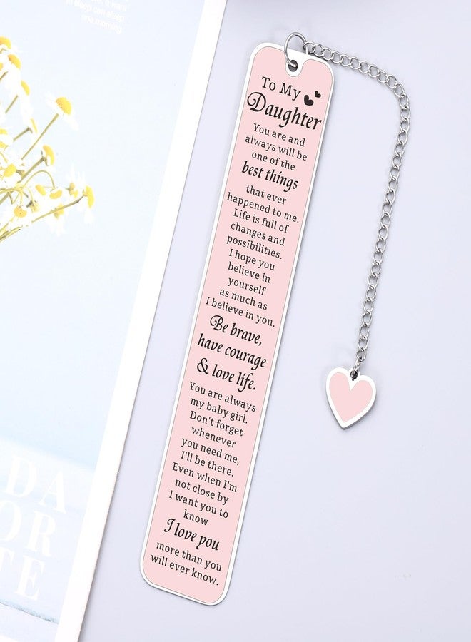 Perleddom Easter Basket Stuffers for Kids Daughter Gift for Girls Daughter Bookmark Gifts for Teen Girls Sentimental Daughter Gifts from Mom Birthday Gift for Her Graduation Decorations for Girl - Image 2