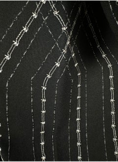 The Abaya Market Black Formal Abaya with Starlight Dance Embroidery and Pockets  - Image 3