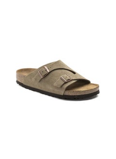 BIRKENSTOCK Zurich Soft Footbed Suede Leather - Taupe  - Image 1