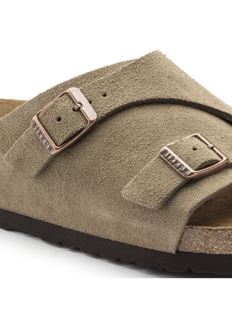 BIRKENSTOCK Zurich Soft Footbed Suede Leather - Taupe  - Image 2