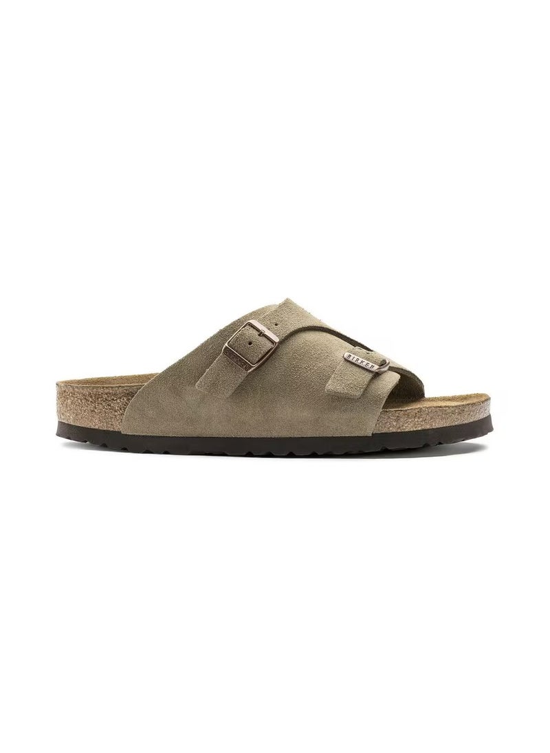BIRKENSTOCK Zurich Soft Footbed Suede Leather - Taupe  - Image 4