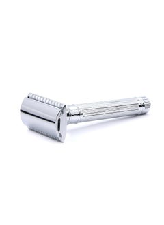 Edwin Jagger Edwin Jagger DE89LBLAMZ Classic Double Edge Manual Eco-Friendly and Reusable Safety Razor for Men and Women for Shaving Cream or Soap (Lined)  - Image 2