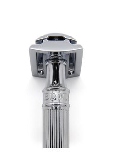 Edwin Jagger Edwin Jagger DE89LBLAMZ Classic Double Edge Manual Eco-Friendly and Reusable Safety Razor for Men and Women for Shaving Cream or Soap (Lined)  - Image 3