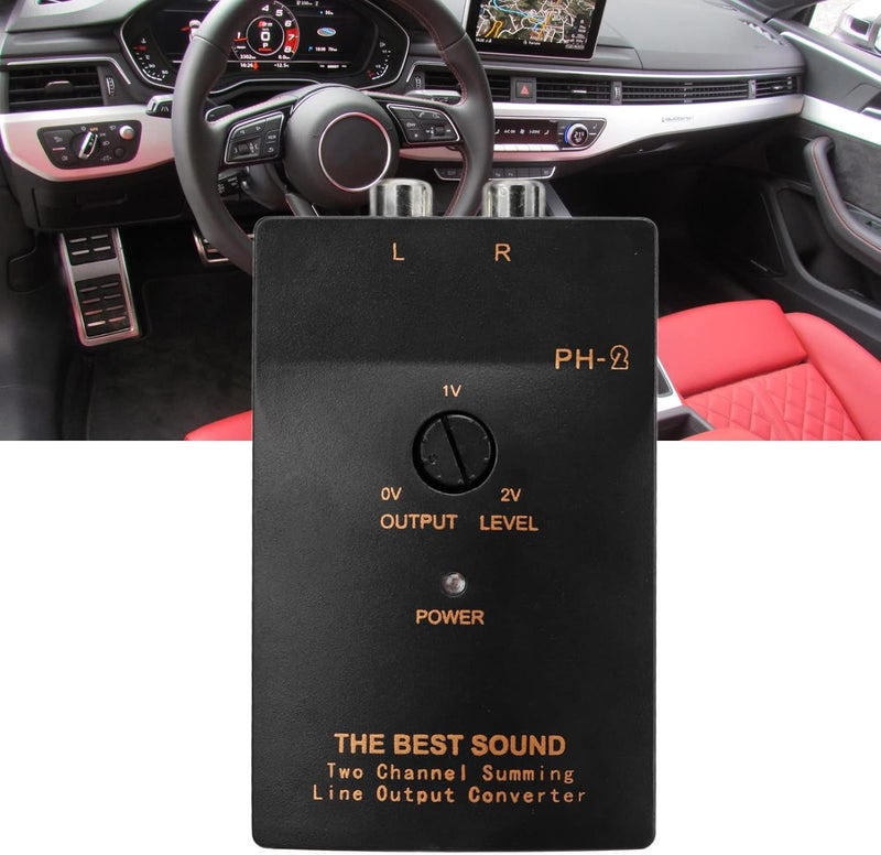 klarako 50W Car o Converter 2 Channel 20Hz to 20KHz RCA Line Output Converter - Image 3