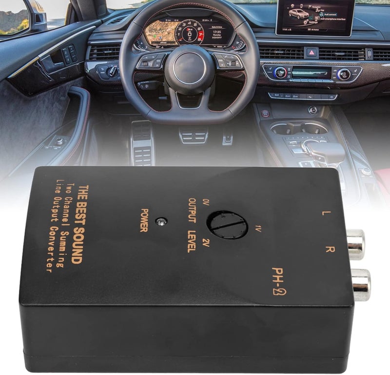 klarako 50W Car o Converter 2 Channel 20Hz to 20KHz RCA Line Output Converter - Image 2