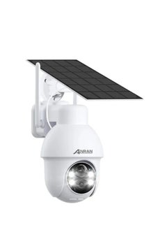 ANRAN 2K Wireless Solar Outdoor WiFi Camera with 355° Pan & 79° Tilt  View 5MP Color Night Vision AI Human Detection Two way Talk Compatible with Alexa  - Image 1
