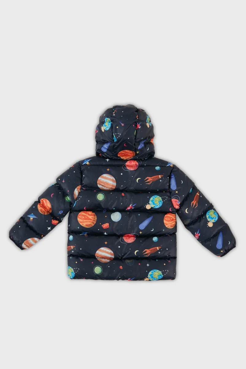 Lela Extra Padded Soft Fleece Hooded Puffer Coat Boy's COAT 5763003