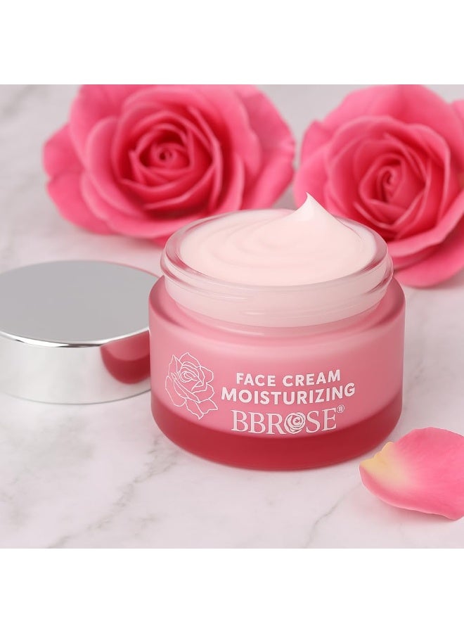 BBROSE Rose & 2% Salicylic Acid Moisturizing Face Cream (50ml) | Deep Nourishment & Hydration | Rejuvenates Skin & Provides a Clean, Fresh Finish - Image 4