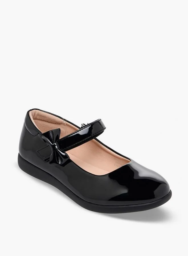 Flora Bella By Shoexpress Girls Hook & Loop School Shoes