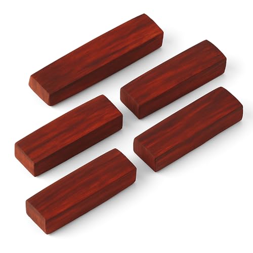 RDK Natural Red Sandalwood (Lal Chandan/Raktchandan) Sticks Lakdi for Religious & Healing Use – Temple & Home Worship (Pack of 5, 20-30 Gram Each) - Image 1