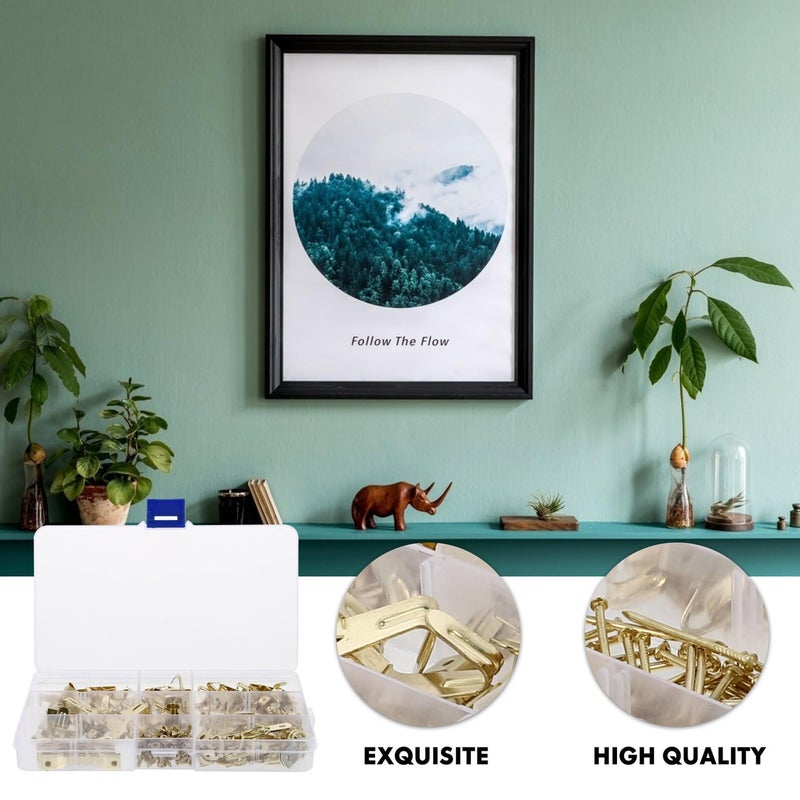 235 Pcs Metal Picture Frame Hangers Set With Traceless Hidden Hooks And Seamless Wall Nails - Image 5