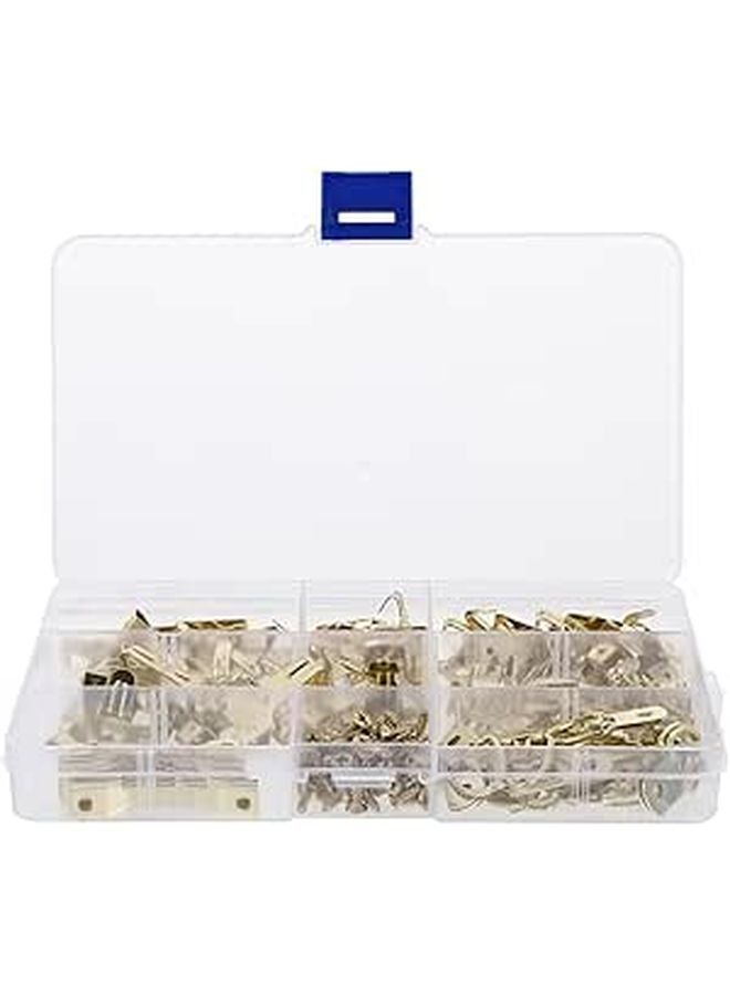 235 Pcs Metal Picture Frame Hangers Set With Traceless Hidden Hooks And Seamless Wall Nails - Image 1