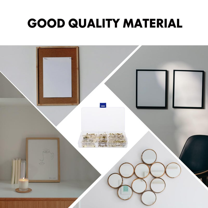 235 Pcs Metal Picture Frame Hangers Set With Traceless Hidden Hooks And Seamless Wall Nails - Image 4