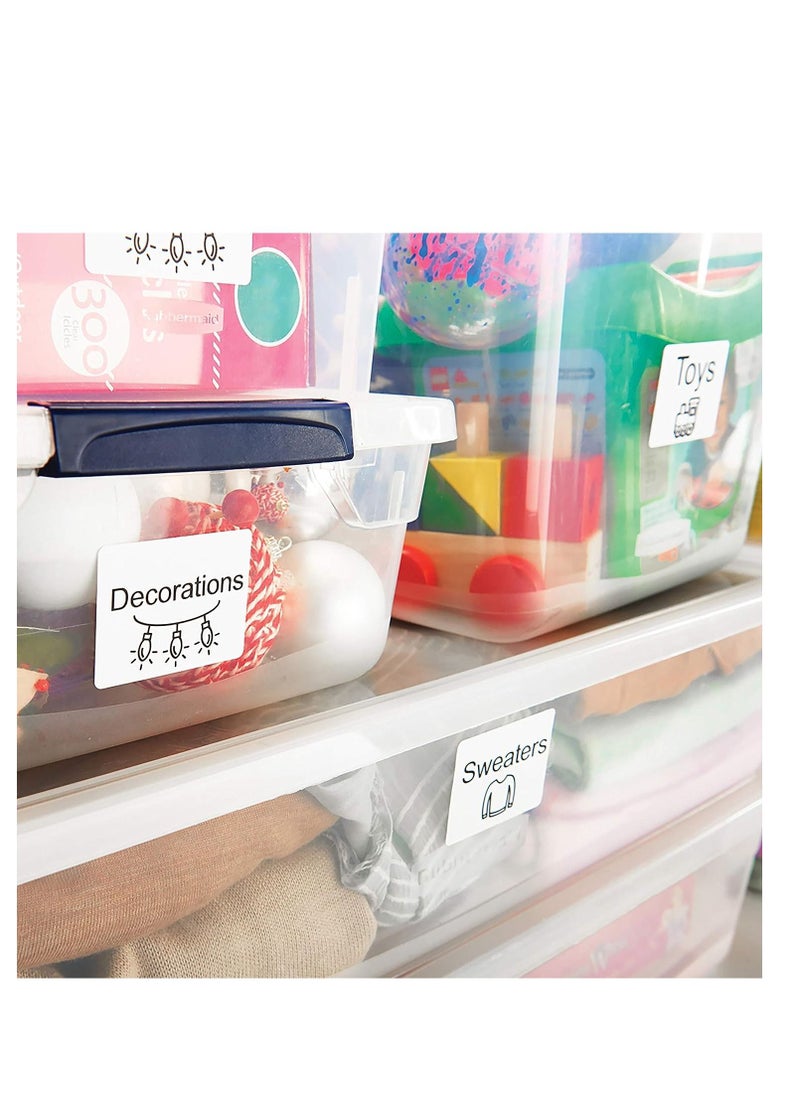 Dymo - Dymo Multi Purpose Label 1000 Labels, 57 Mm X 32 Mm, White, S0722540, 32 X 57 Mm - Image 1