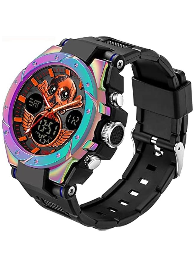 Watches for Men Military Tactical Sport LED Stopwatch Black Digital Wacht for Running Workout Father Husband Relojes de Hombre - Image 2