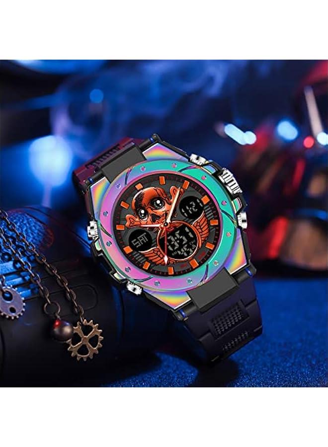 Watches for Men Military Tactical Sport LED Stopwatch Black Digital Wacht for Running Workout Father Husband Relojes de Hombre - Image 3