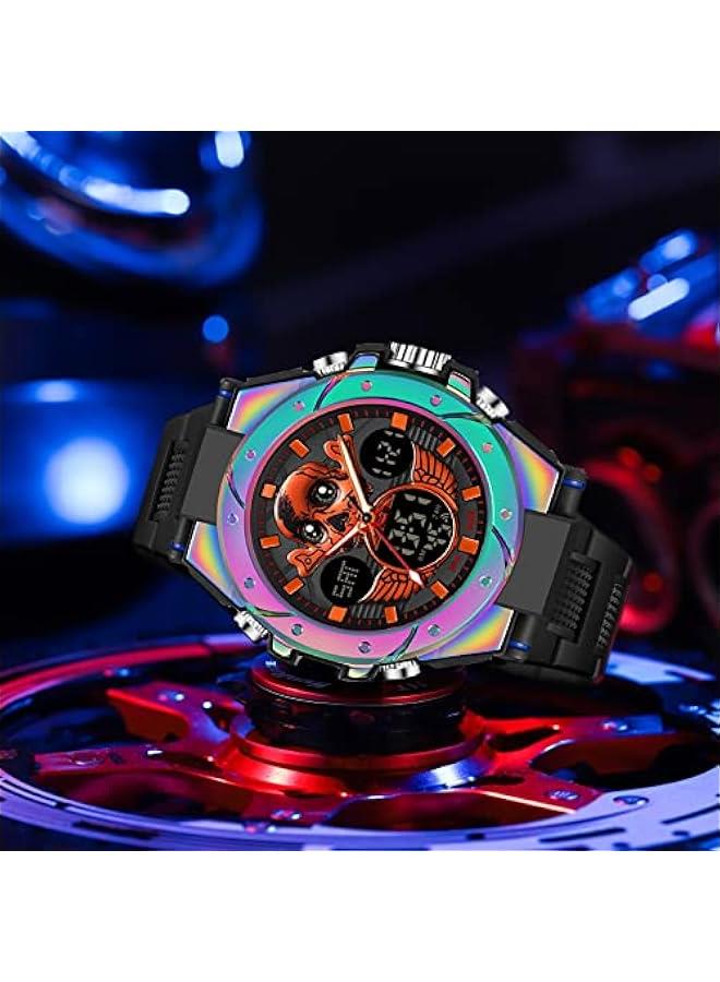 Watches for Men Military Tactical Sport LED Stopwatch Black Digital Wacht for Running Workout Father Husband Relojes de Hombre - Image 4