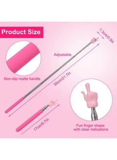SAVITA 4PCS Telescopic Teachers Pointers, Teachers Pointer Stick Extendable Pointing Stick Retractable Pointer Whiteboard Pointer Hand Pointer Stick for Teacher Classroom Teacher Aids  - Image 2
