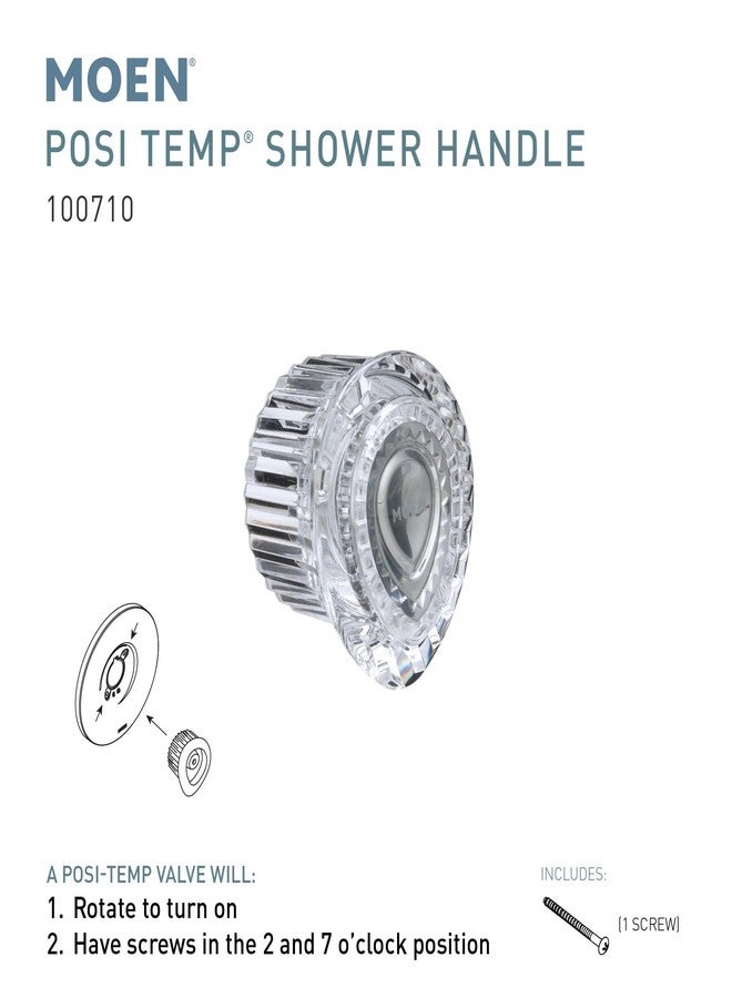 Moen Posi-Temp Tub and Shower Faucet Handle Replacement Kit, 100710 - Image 2