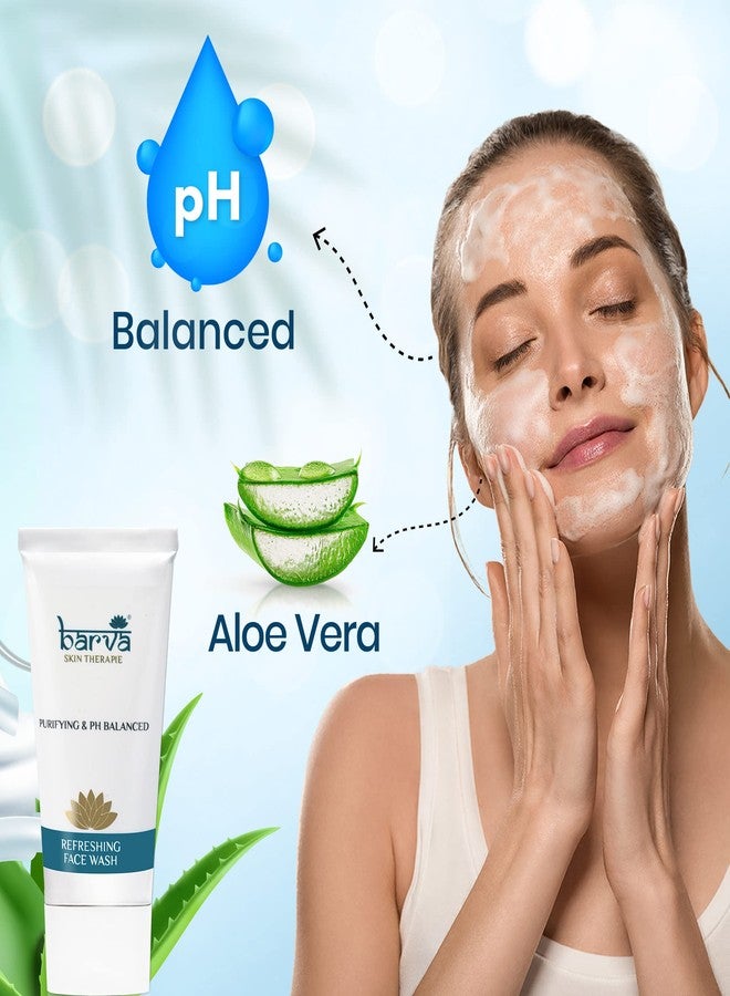 Barva Neem & Pepperment Face Wash & Turmeric Spot Acne Cream - Combo Pack - Image 3