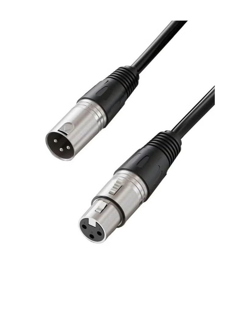 XLR Male to Female Microphone Cable 3 Pin Balanced Extension Cable Suitable for Recording, Mixing, Speaker Systems, DMX Lighting, Mixing, and Amplifiers - Image 1
