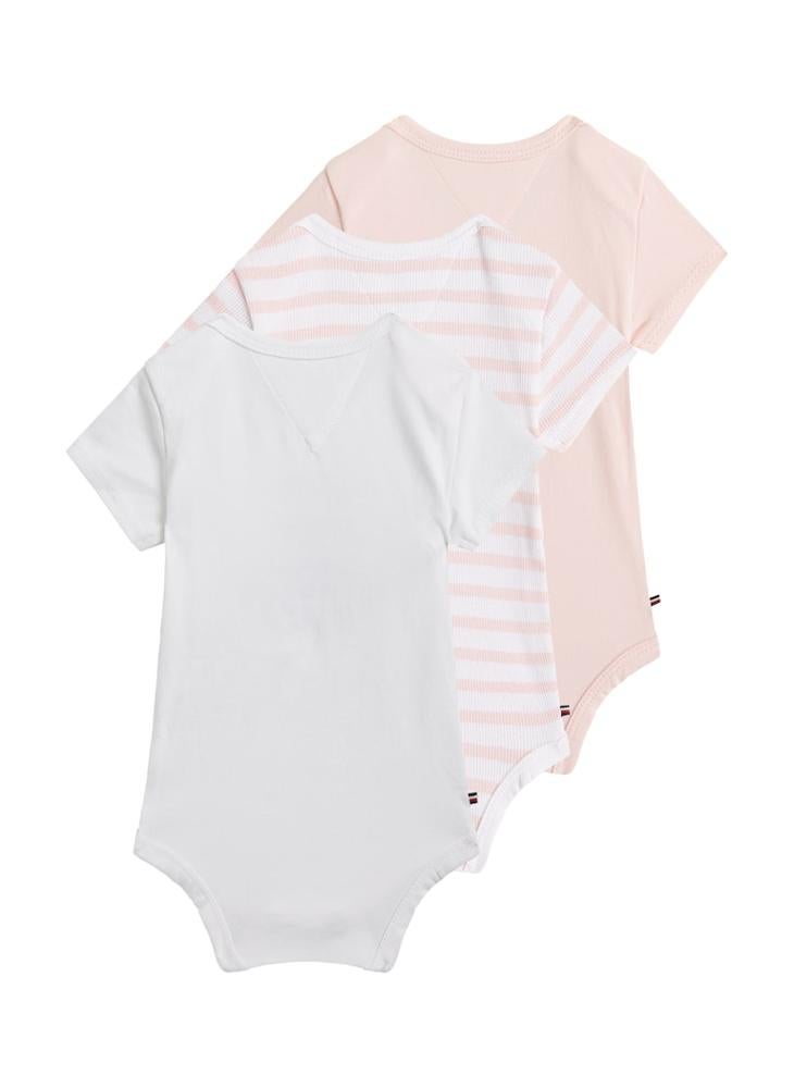 TOMMY HILFIGER 3 Pack Ss Bodysuits Giftbox  - Image 2