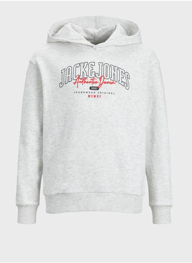 Jack & Jones Junior - Youth Graphic Hoodie - Image 1