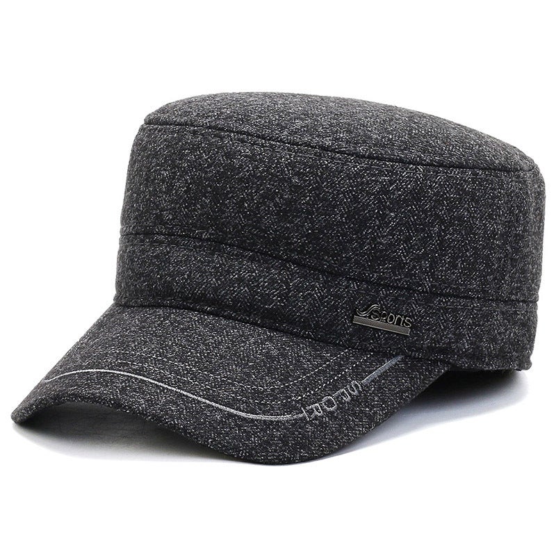 Women Winter Cap Plaid Letter Korean Fashion Casual Sunshade Hat - Image 1