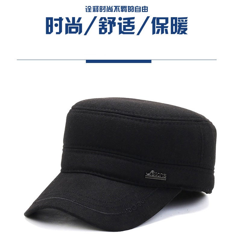 Women Winter Cap Plaid Letter Korean Fashion Casual Sunshade Hat - Image 2