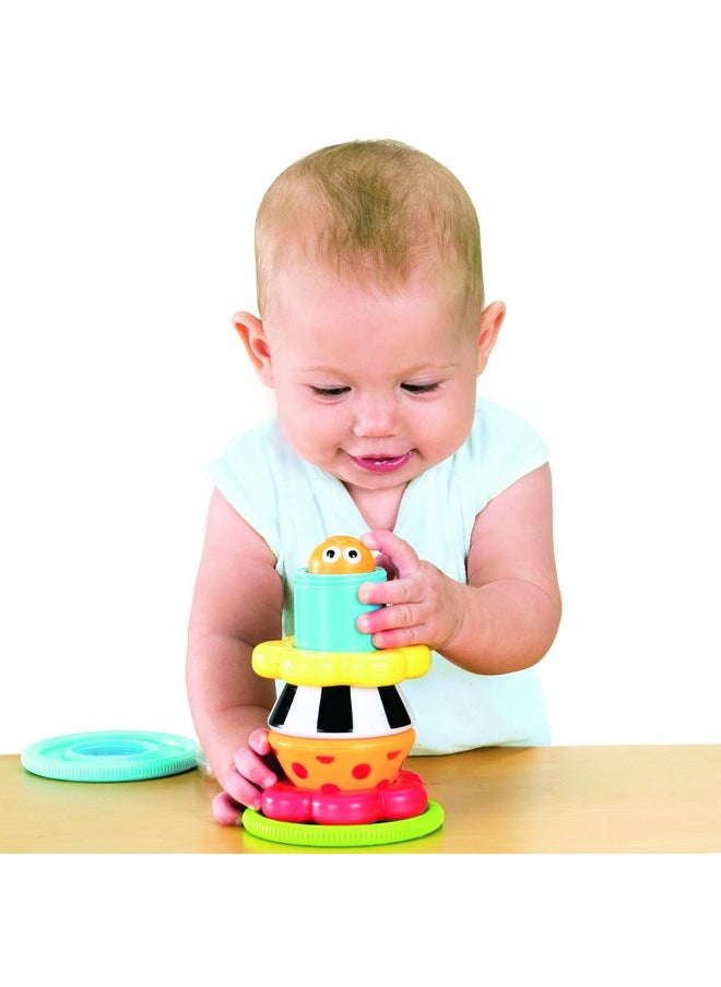 Yookidoo Yookidoo Musical Crawl 'N' Go Snail Toy with Stacker - Promotes Baby's Crawling and Walking. Rolls and Spins Its Shell As It Moves.  - Image 2