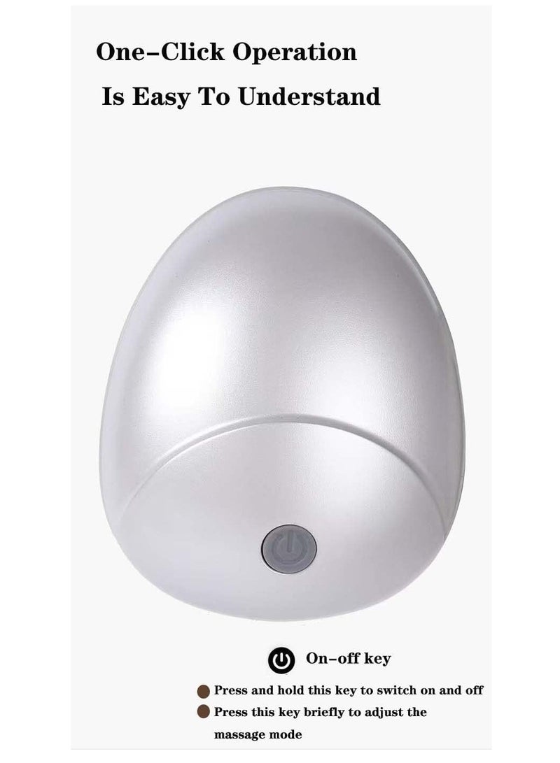 Loquat Electric Scalp Massager - Multifunctional Waterproof Head Massager with 96 Kneading Nodes - Rechargeable Head Scratcher for Hair Growth Stress Relax - Relaxing Gifts for Women Men Her(Grey) - Image 4