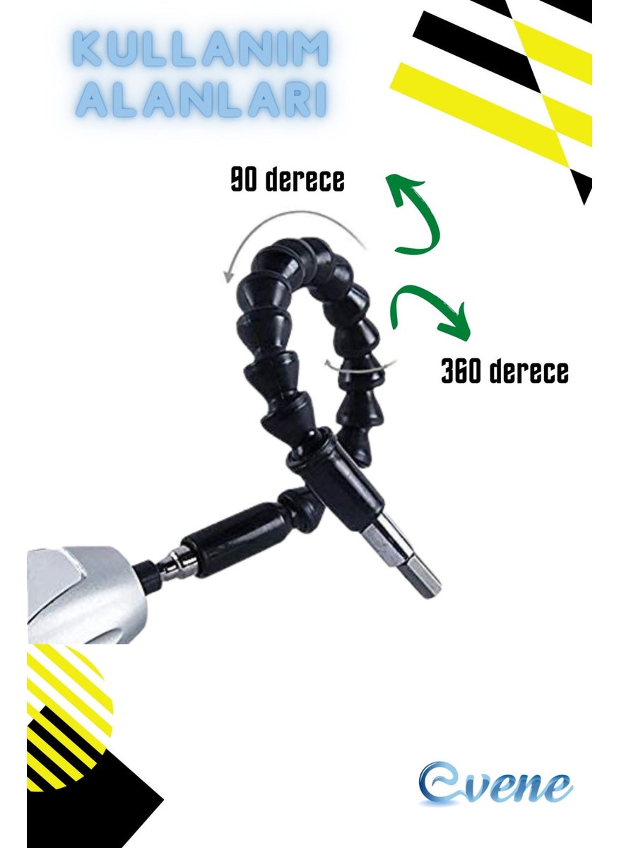 Evene Flexible Drill Bits Hardware Product Shaft Extension Device Flexible Hose Spiral  - Image 5