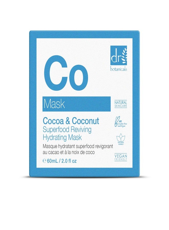 Dr Botanicals Natural Skincare Cocoa & Coconut Superfood Reviving Hydrating Mask 60ml/2.02 Fl Oz - Image 3