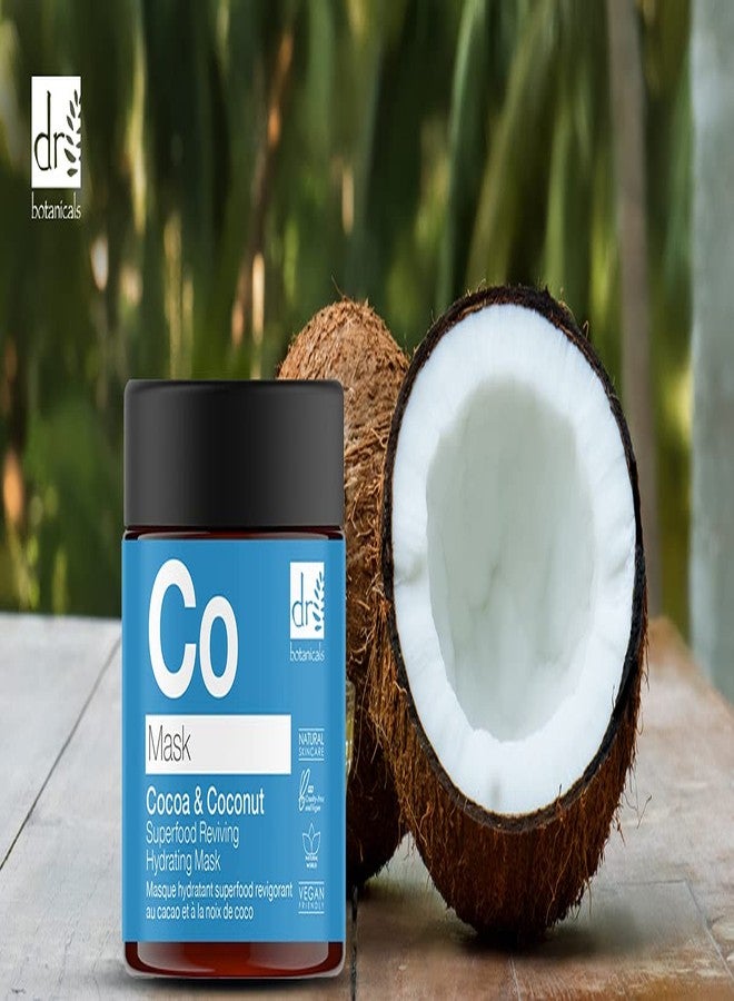 Dr Botanicals Natural Skincare Cocoa & Coconut Superfood Reviving Hydrating Mask 60ml/2.02 Fl Oz - Image 4