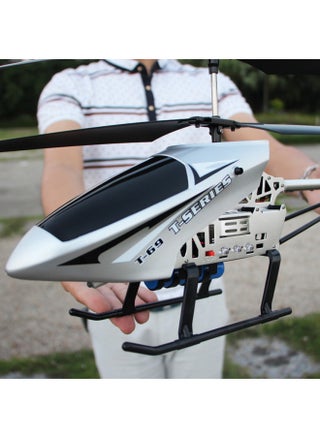 Remote Control Aircraft 3.5 Pass-through Fall-resistant Lighting Alloy Oversized Remote Control Helicopter Aviation Model Children's Toys-Color:B Red-Specifications:Four Electric Package-three Spare Batteries - pzsku/Z262128BA9C755FF37E8BZ/45/1743496265/04ecaf29-f5a9-4262-95e0-1dc74c1ce203