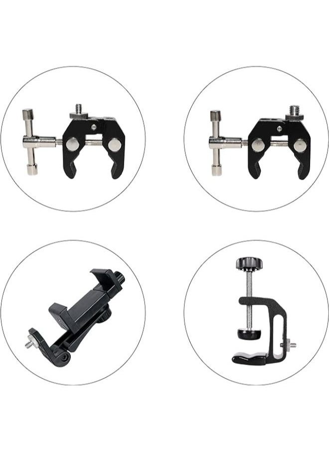 EasyLife 6 Pieces 1/4" Male to 3/8" Male Threaded Screw Adapter Tripod Screw Adapter Double Head Stud Converter Compatible with Camera Cage Mono pod Ball head Light Stand  - Image 4
