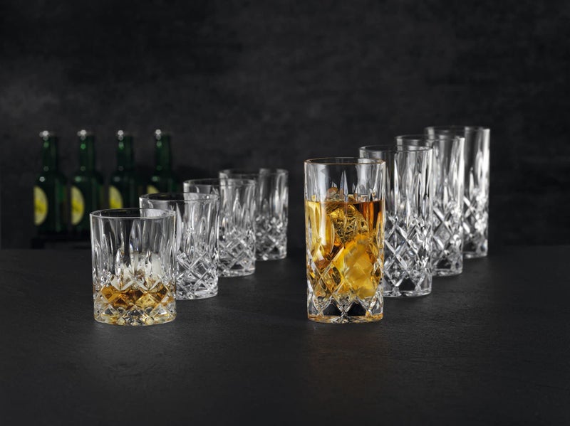 Nachtmann Noblesse 13Oz Long Drink Glass (Set Of 4) - Luxury Crystal Highball Glasses With Cut Decoration - Ideal For Cocktails  Sparkling Drinks  Beverages - Dishwasher-Safe Barware Essentials - Image 4
