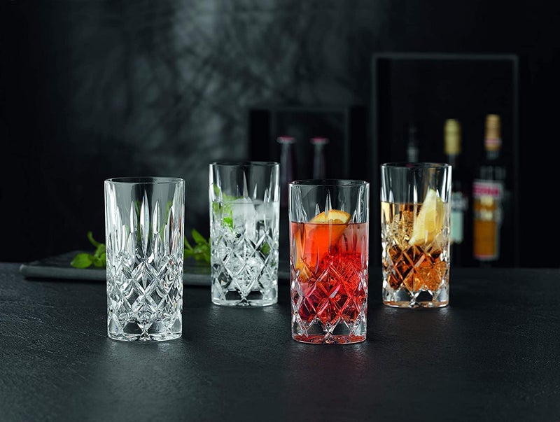 Nachtmann Noblesse 13Oz Long Drink Glass (Set Of 4) - Luxury Crystal Highball Glasses With Cut Decoration - Ideal For Cocktails  Sparkling Drinks  Beverages - Dishwasher-Safe Barware Essentials - Image 5