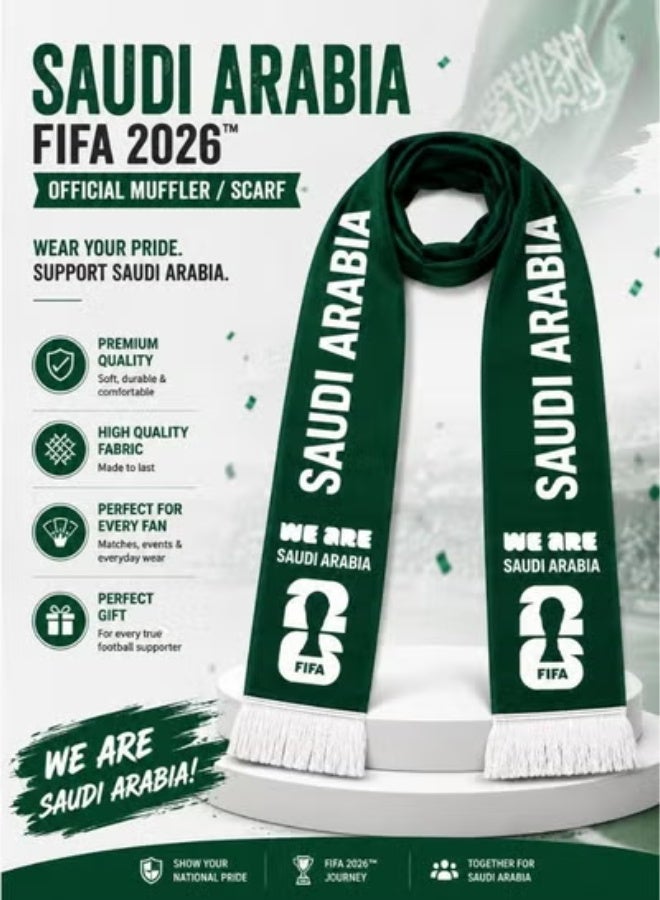NinEx Saudi Arabia Scarf Muffler for FIFA 2026 - Image 3
