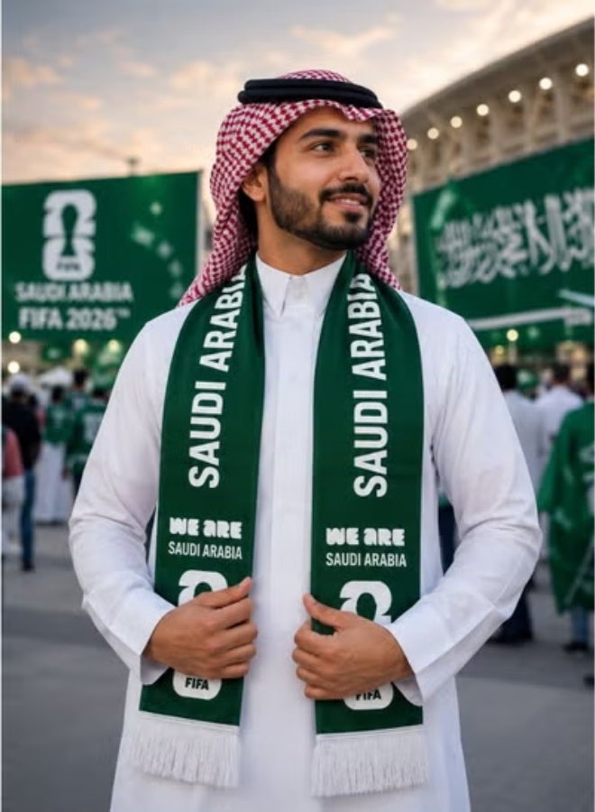NinEx Saudi Arabia Scarf Muffler for FIFA 2026 - Image 2
