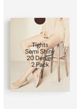 H&M 2-Pack Tights, 20 Denier  - Image 1